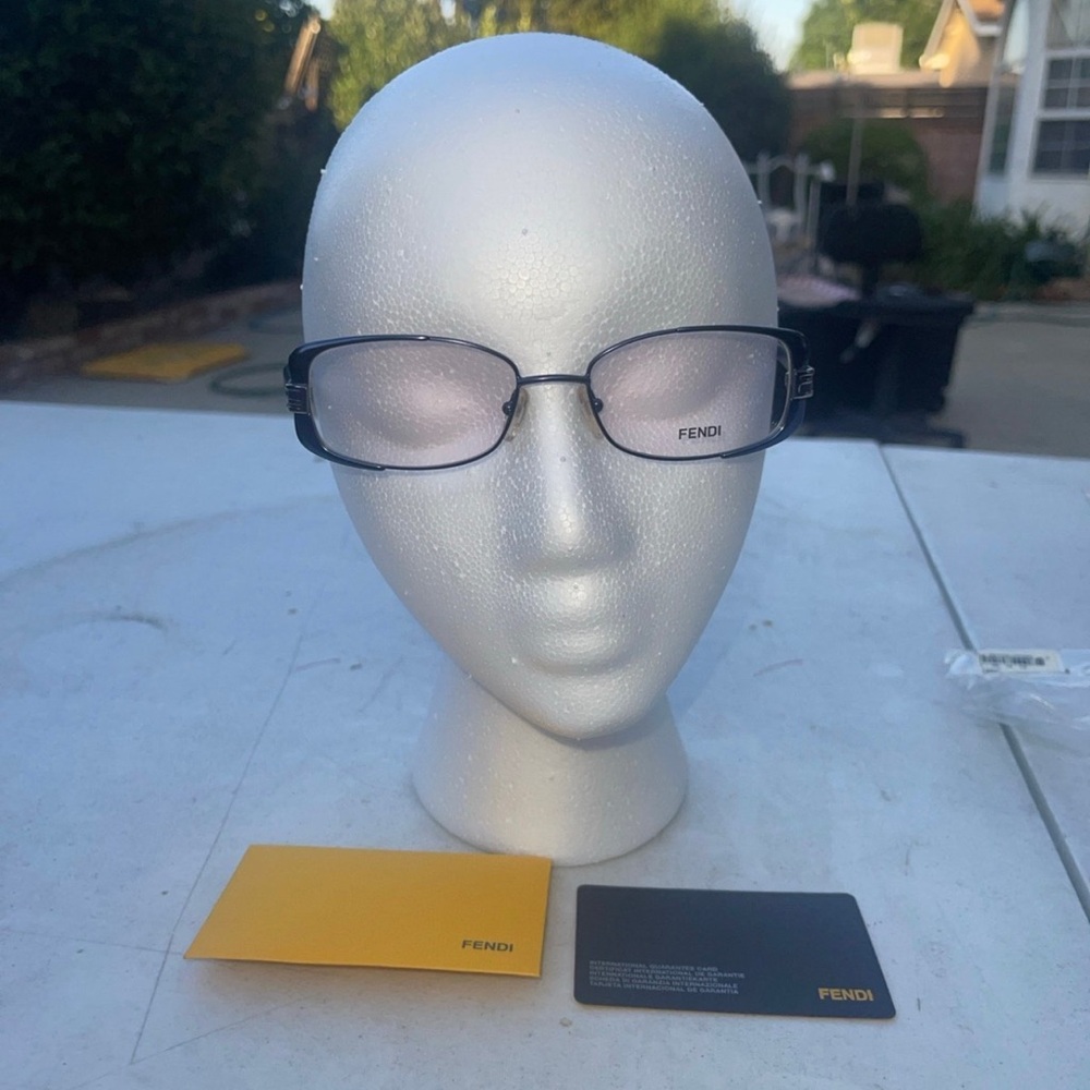 New blue fendi eyeglasses
Zero power lens